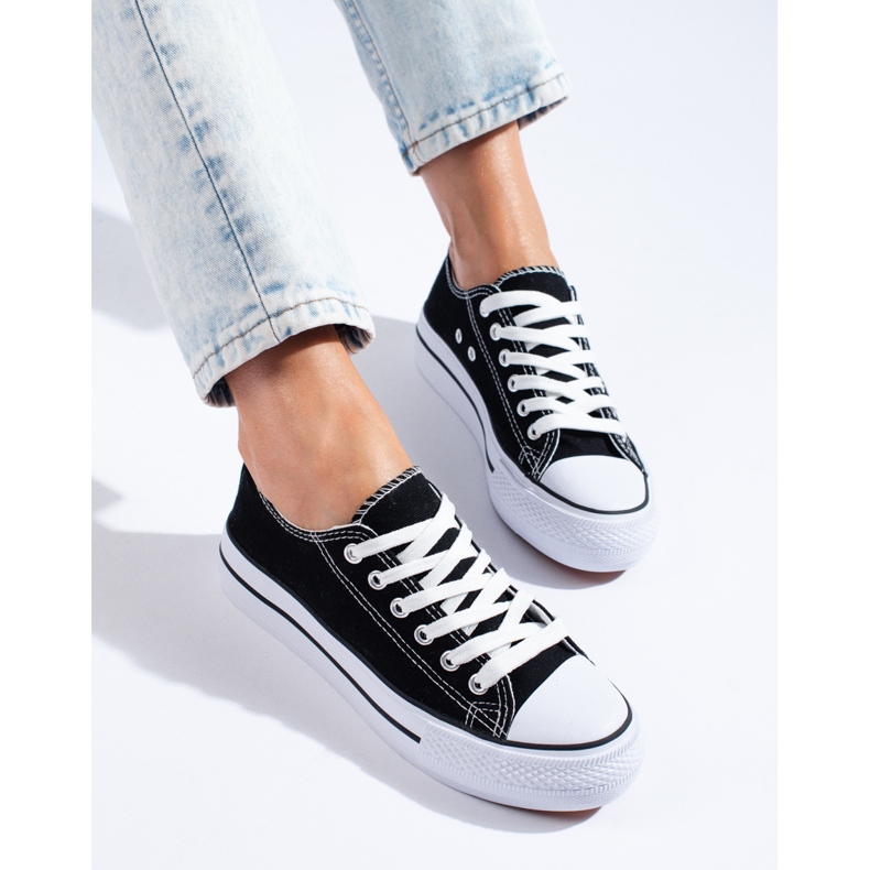 Női fekete Shelovet tornacipő 1