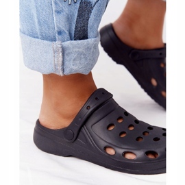 Flameshoes Női fekete hab papucs Eva fekete 1