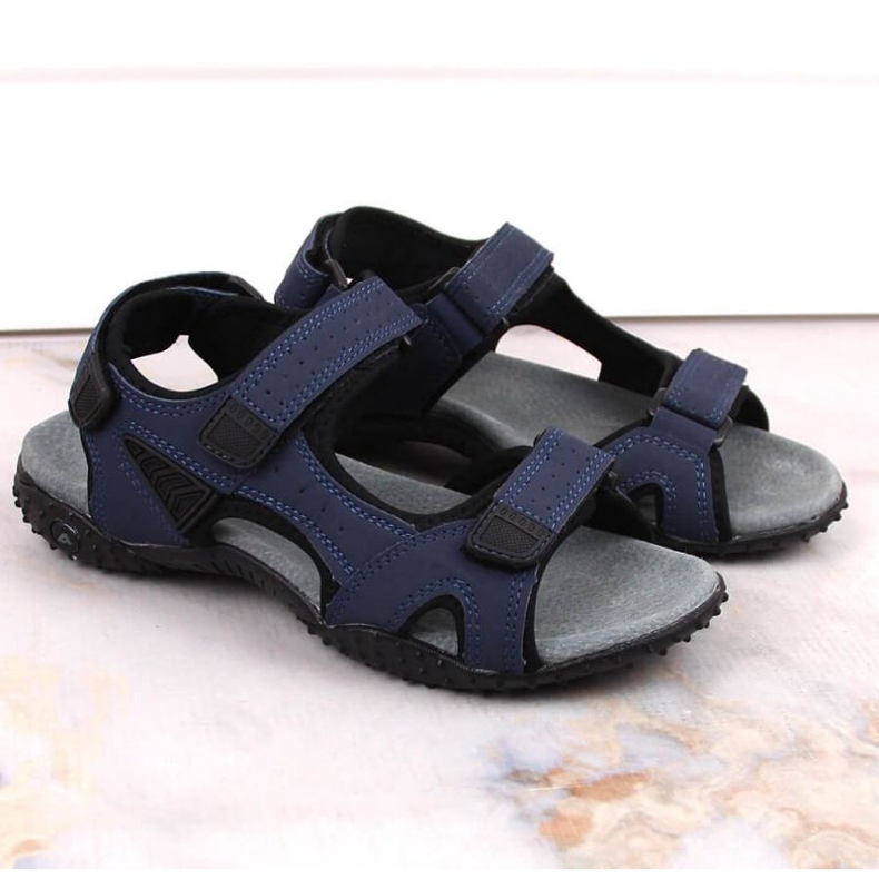 American Club W AM929B sötétkék sportszandál tépőzárral 2