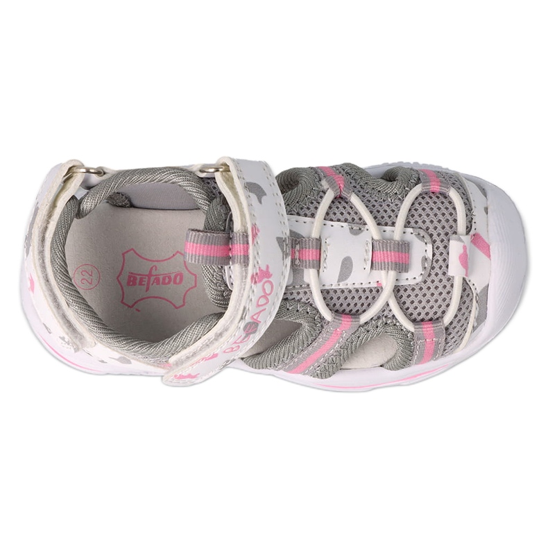 Befado gyerekcipő szürke 170P076 fehér 3