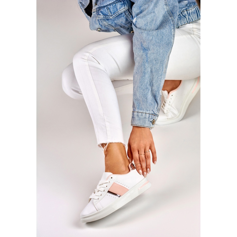 Világos női sportcipő fehér 1