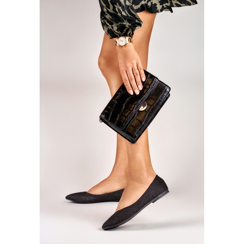 Fekete fényes klasszikus balerinák 1 Fekete fényes klasszikus balerinák 1