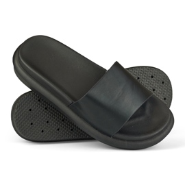 Kényelmes, klasszikus fekete női papucs 1 Kényelmes, klasszikus fekete női papucs 1