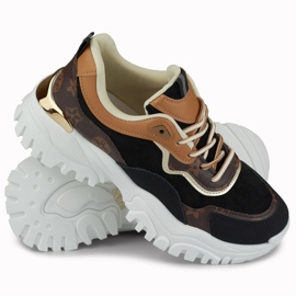 Női tornacipő Fanny mintával fekete 1