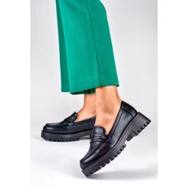 Női fekete ekobőr naplopók 2