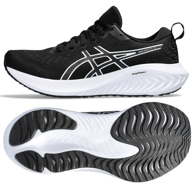 Asics Gel-Excite 10 W 1012B418 003 futócipő fekete 1