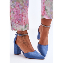 PS1 Gyémántkék velúr szivattyúk cirkóniával 2 PS1 Gyémántkék velúr szivattyúk cirkóniával 2