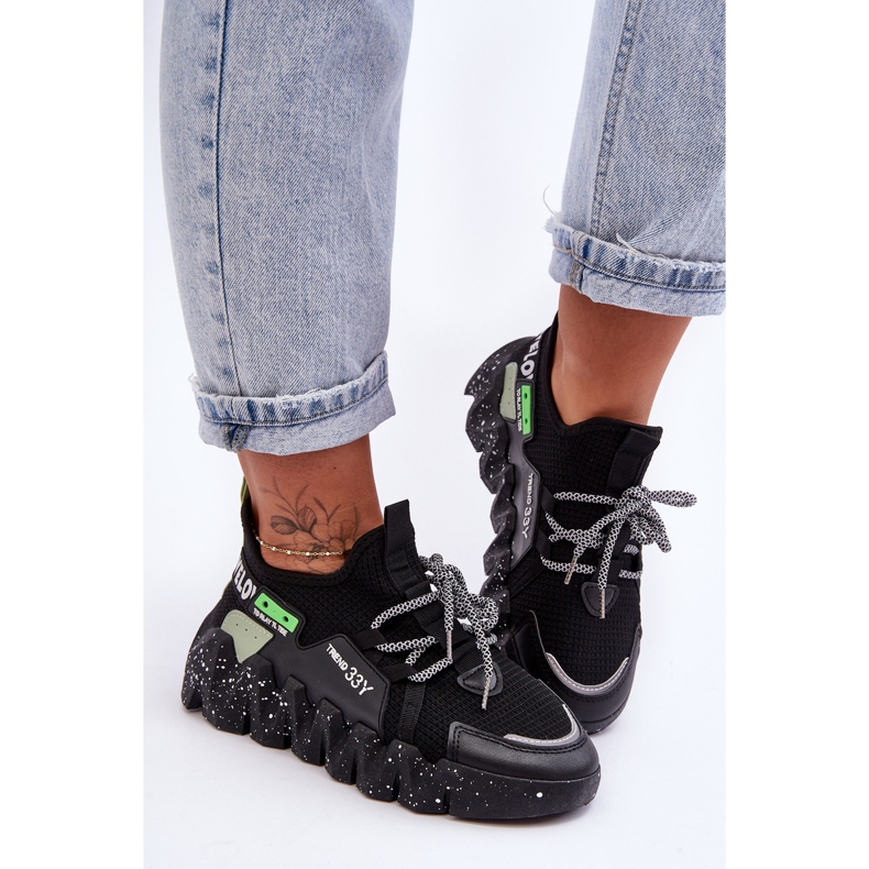 PS1 Fekete Evolution Fashion Slip-on tornacipő 1