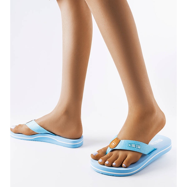 Kék papucs Big Star FF274A253 1