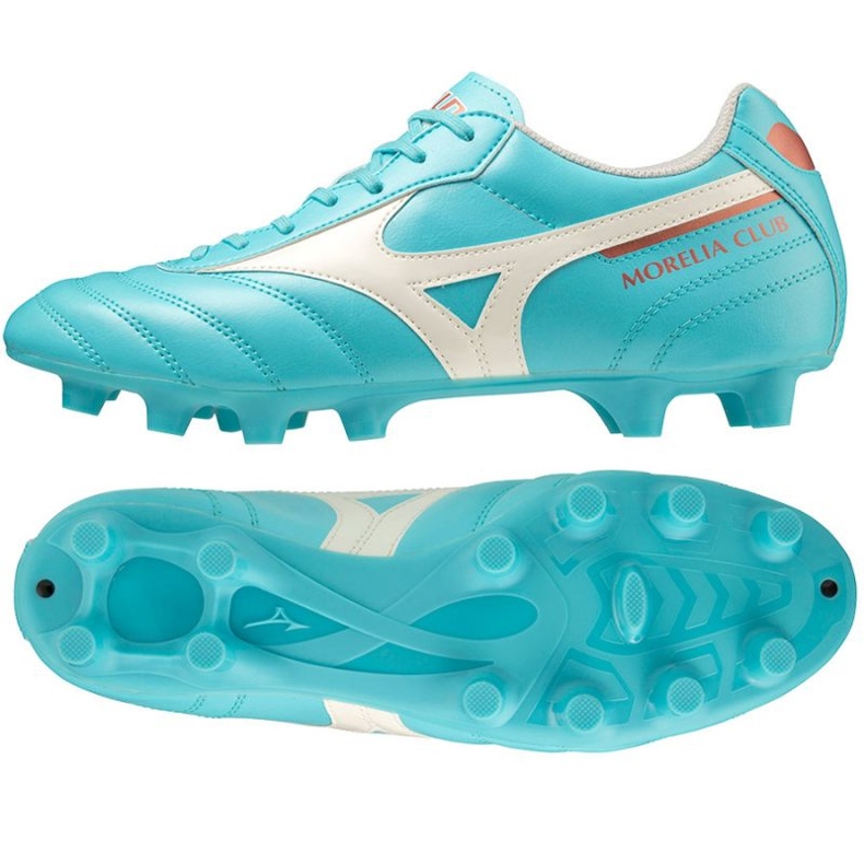 Mizuno Morelia Ii Club Md M P1GA231625 futballcipő kék kék 1