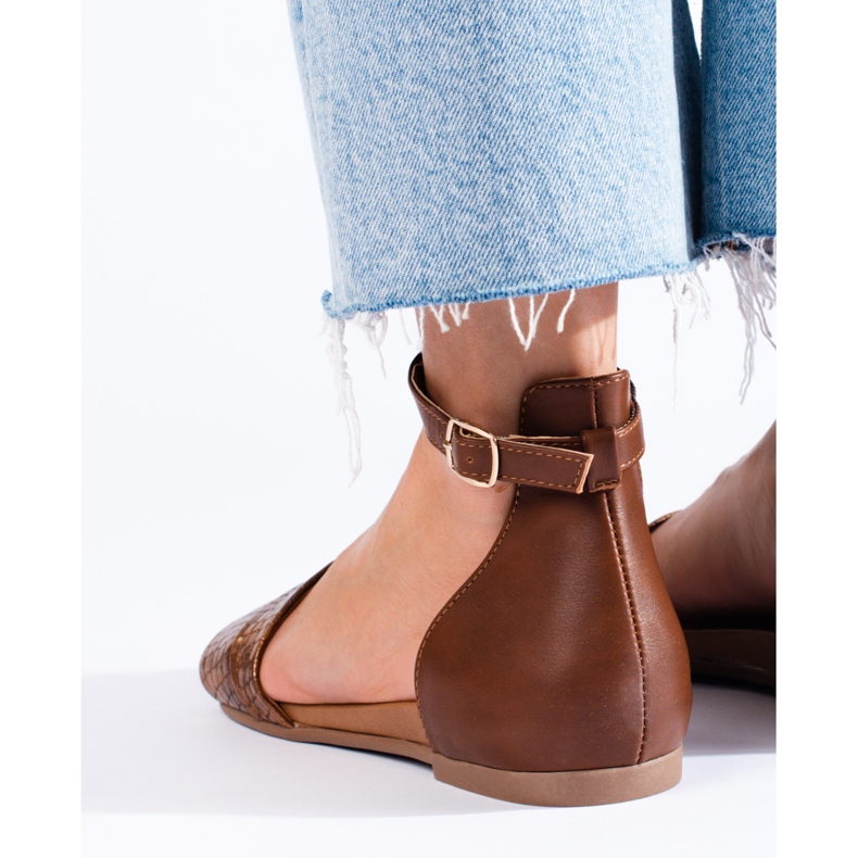 Daszyński női barna szandál 1