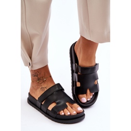 Klasszikus női fekete Molie papucs 1 Klasszikus női fekete Molie papucs 1