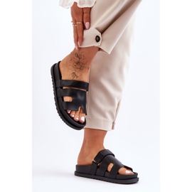 Klasszikus női fekete Molie papucs 2 Klasszikus női fekete Molie papucs 2