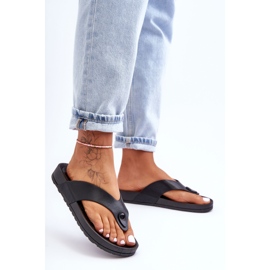 Női Platform Flip Flops Fekete Bellitta 1