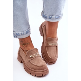 PS1 Női velúr bebújós naplopók Sötétbézs Pure Love 2