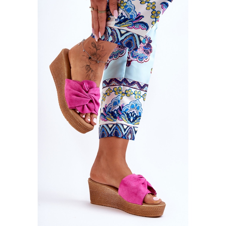 Női Wedge Slides Pink Calama rózsaszín 1