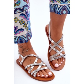 Női szandál ezüst Alemona 1