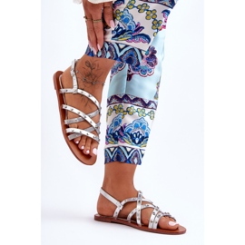 Női szandál ezüst Alemona 2