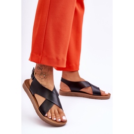 PG1 Könnyű klasszikus női szandál fekete Lenny 1