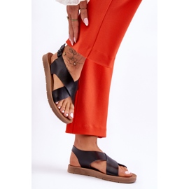 PG1 Könnyű klasszikus női szandál fekete Lenny 2