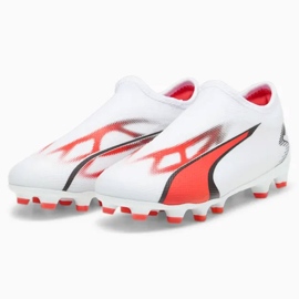 Puma Ultra Match Ll FG/AG Jr 107514-01 futballcipő fehér fehér 1