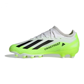 Adidas X Crazyfast.3 Mg Jr IE1567 futballcipő fehér fehér 1