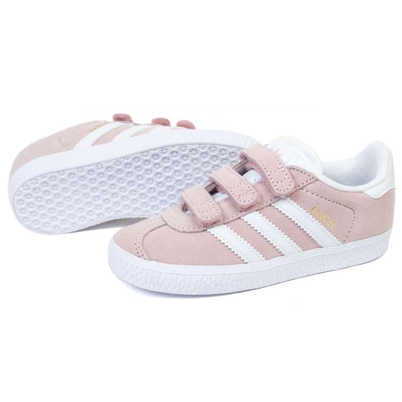 Adidas Gazelle Cf I Jr AH2229 cipő rózsaszín 1