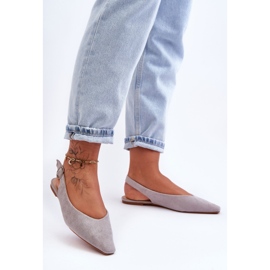 PS1 Kenra női szürke velúr balerinák 1 PS1 Kenra női szürke velúr balerinák 1