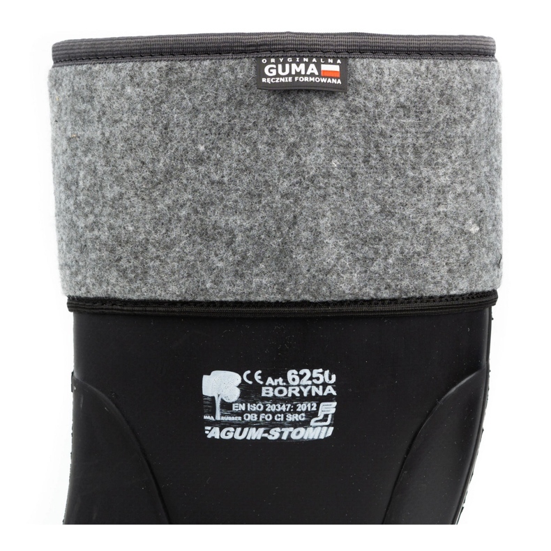 Fagum-Stomil Munkacsizma, gumicsizma, Boryna 6250 fekete 4