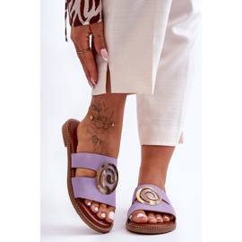 Divatos papucs tükör díszítéssel, lila mély lélegzettel ibolya 1 Divatos papucs tükör díszítéssel, lila mély lélegzettel ibolya 1