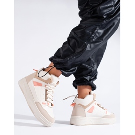 High Shelovet női bézs színű tornacipő 1