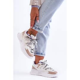 Bőr Platform Sportcipő Fehér Sifel 2