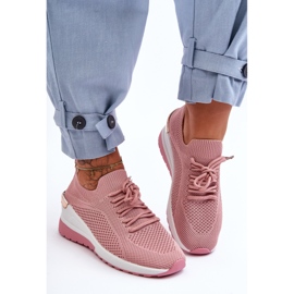 PG1 Fabric Slip-On Sportcipő Pink Visconti Wedge rózsaszín 1
