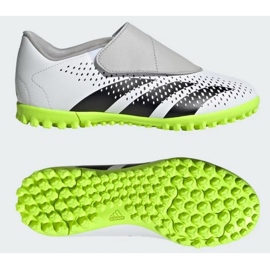 Adidas Predator Accuracy.4 Vel Tf Jr IE9435 cipő fehér fehér 1 Adidas Predator Accuracy.4 Vel Tf Jr IE9435 cipő fehér fehér 1