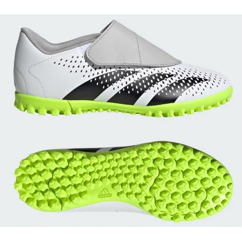 Adidas Predator Accuracy.4 Vel Tf Jr IE9435 cipő fehér fehér 1 Adidas Predator Accuracy.4 Vel Tf Jr IE9435 cipő fehér fehér 1