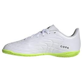 Adidas Copa Pure.4 In Jr GZ2552 futballcipő fehér 1