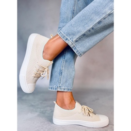 Bruni LT.BEIGE női zoknis tornacipő bézs 1 Bruni LT.BEIGE női zoknis tornacipő bézs 1