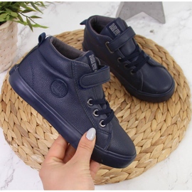 Big Star EE374003 sötétkék magasszárú tornacipő 1