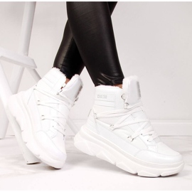 Női hócsizma a platformon fehér Big Star II274463 1 Női hócsizma a platformon fehér Big Star II274463 1