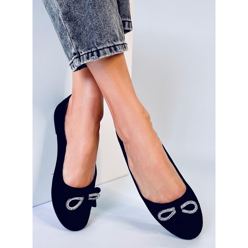 Benoit Black velúr balettlakások fekete 1