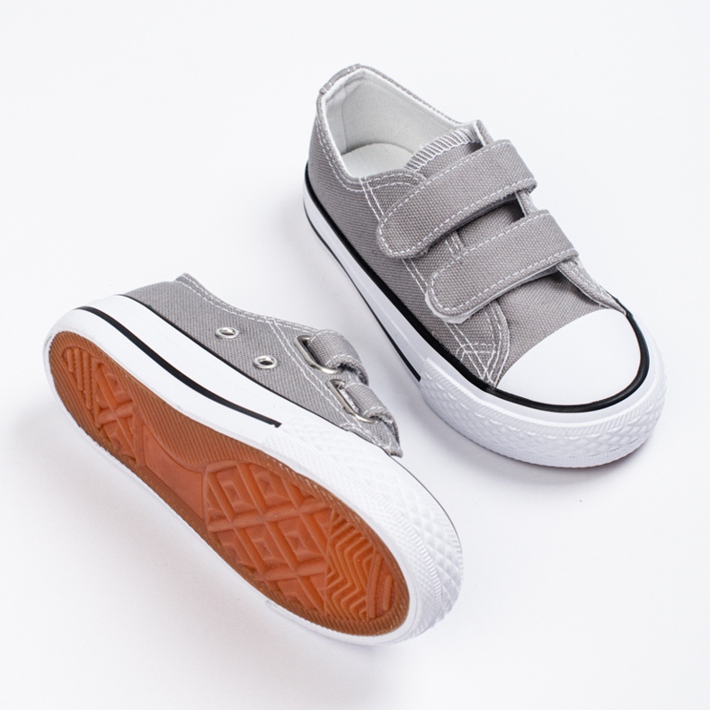 Shelovet szürke, tépőzáras gyerekcipő 1