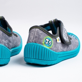 SHELOVET Szürke óvodai papucs fiúknak 3F 2