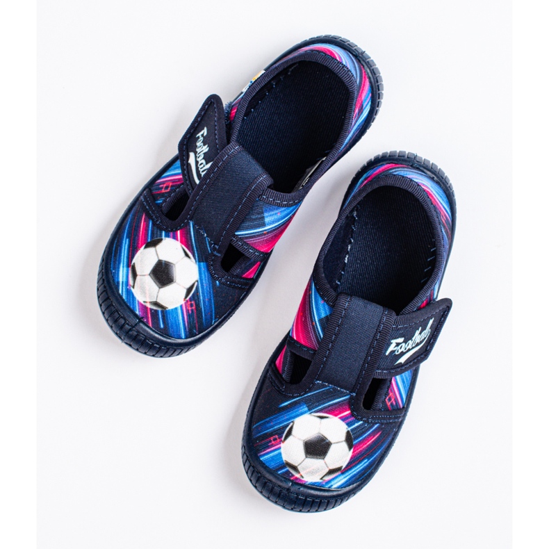 SHELOVET Tépőzáras papucs fiúnak 3F sokszínű 1