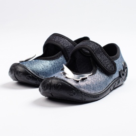 SHELOVET 3F pillangós papucs lányoknak szürke 2