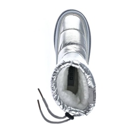 Lány ezüst színű metál hócsizma Big Star KK374218 1