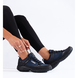 Női szabadtéri trekking cipő DK sötétkék színben 1 Női szabadtéri trekking cipő DK sötétkék színben 1