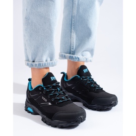 DK fekete-kék női sport trekking cipő 1