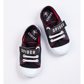 SHELOVET Tépőzáras tornacipő fiúnak 3F fekete 1 SHELOVET Tépőzáras tornacipő fiúnak 3F fekete 1