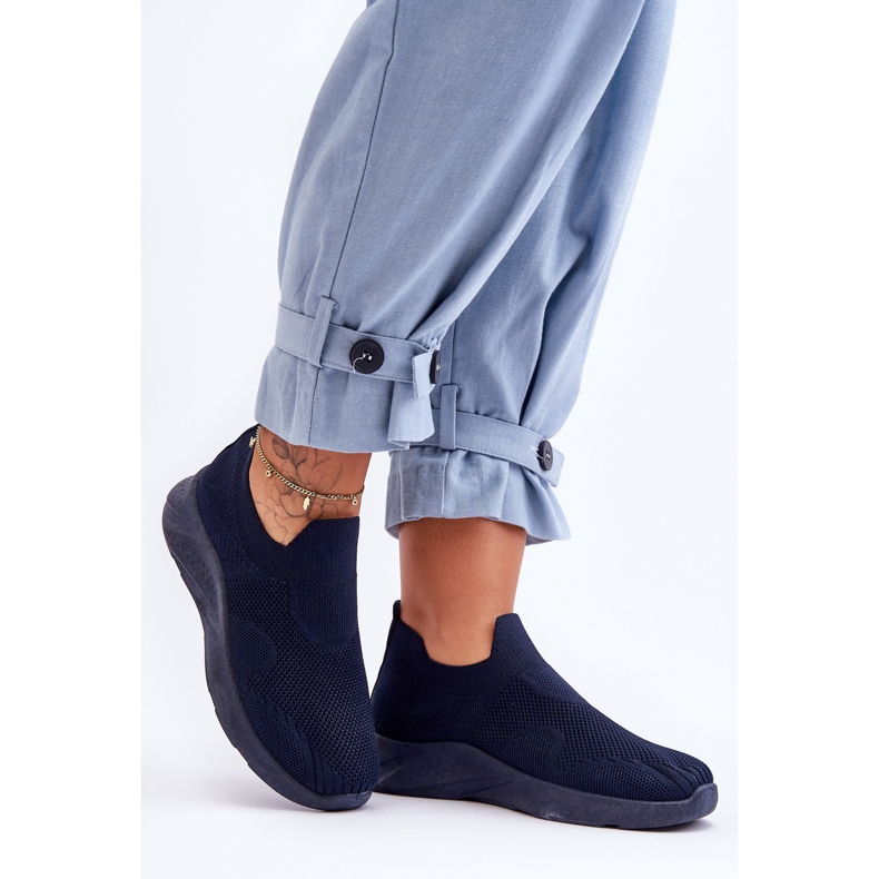 PG1 Női felbújós sportcipő Navy Claris kék 1