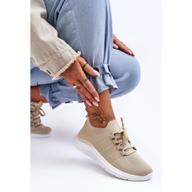 PG1 Klasszikus női sportcipő bézs Nickilla 2